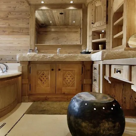 木屋 Luxury With Sauna And Jacuzzi In 圣莫里茨